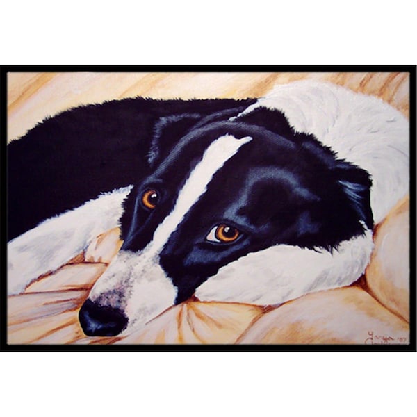 Carolines Treasures Naptime Border Collie Indoor or Outdoor Mat- 18 x 27 AMB1080MAT - main